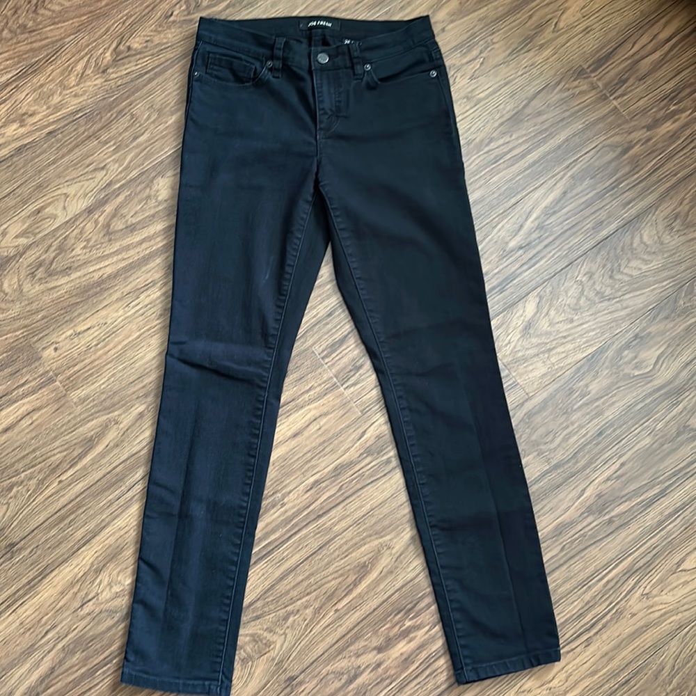 Joe Fresh Women’s Ultra Slim Mid Rise Denim Jeans in Black - Size 26 (2)